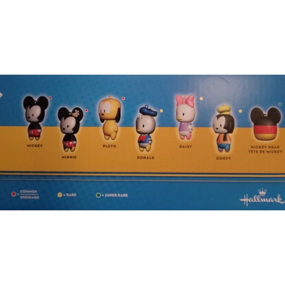 HALLMARK MYSTERY ORNAMENTS DISNEY MICKEY MOUSE & FRIENDS‎ COMPLETE SET OF 7 RARE - Picture 3 of 3
